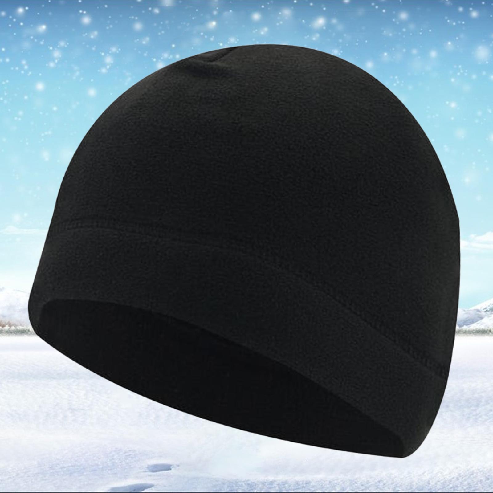 2x Breathable Lightweight Winter Beanie Skull Hats for Cycling Camping