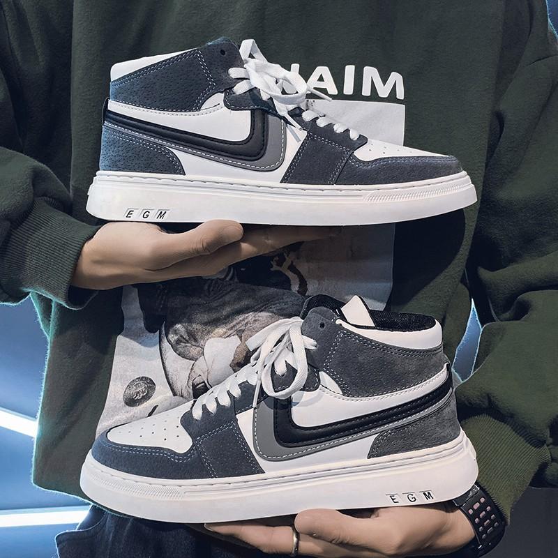 Giày Sneaker Nam ️ Giày Tăng chiều cao-Giày Thể Thao cổ cao