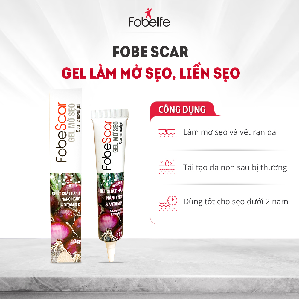 Gel Bôi Liền Vết Sẹo Tái Tạo Da Fobe Scar - Fobelife