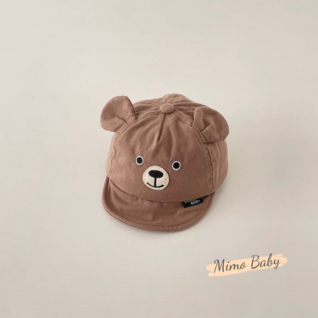 Mũ nón lưỡi trai tai cún chất liệu kaki phong cách hàn quốc cho bé MH230 Mimo Baby