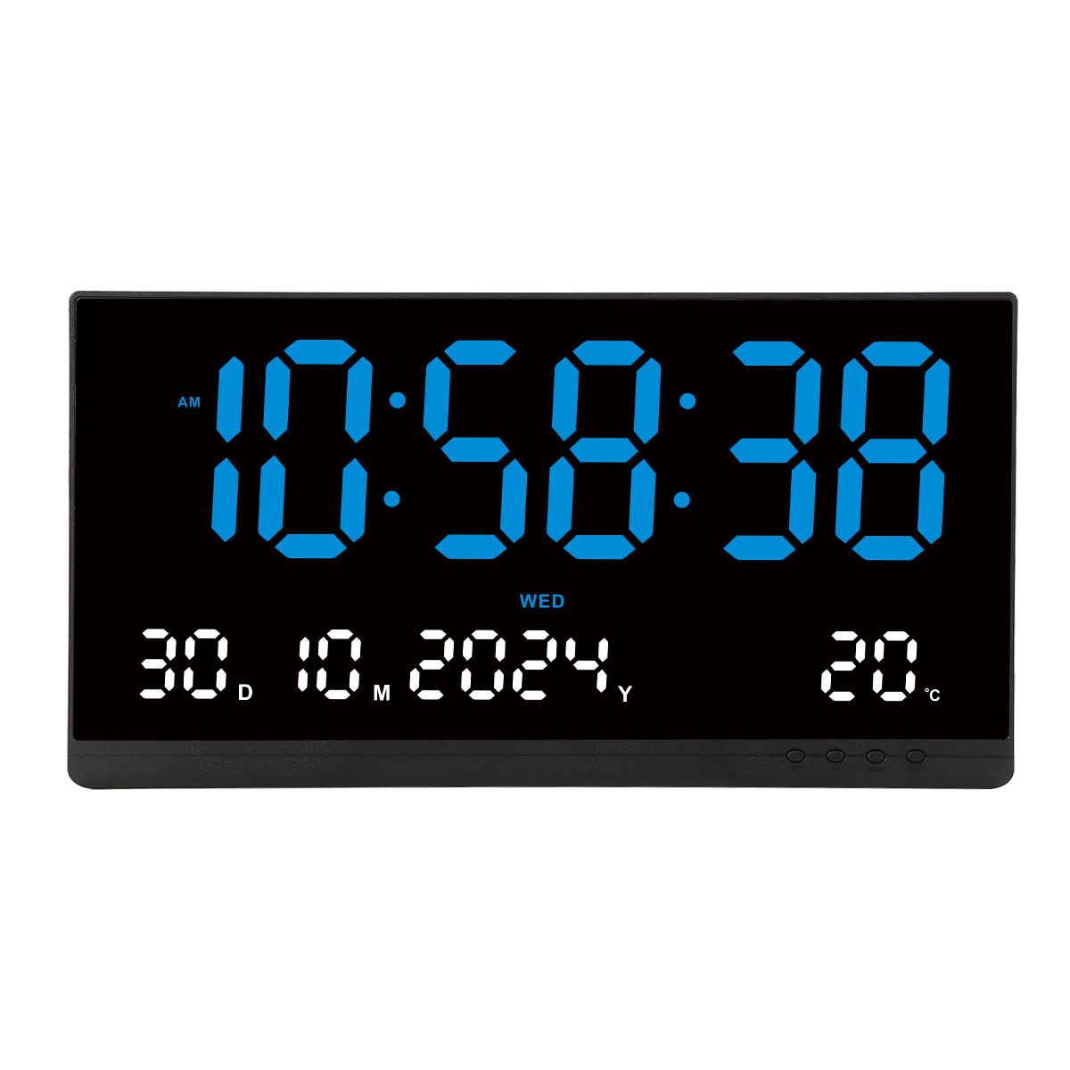 Đồng hồ Led treo tường kích thước lớn 48x25cm
