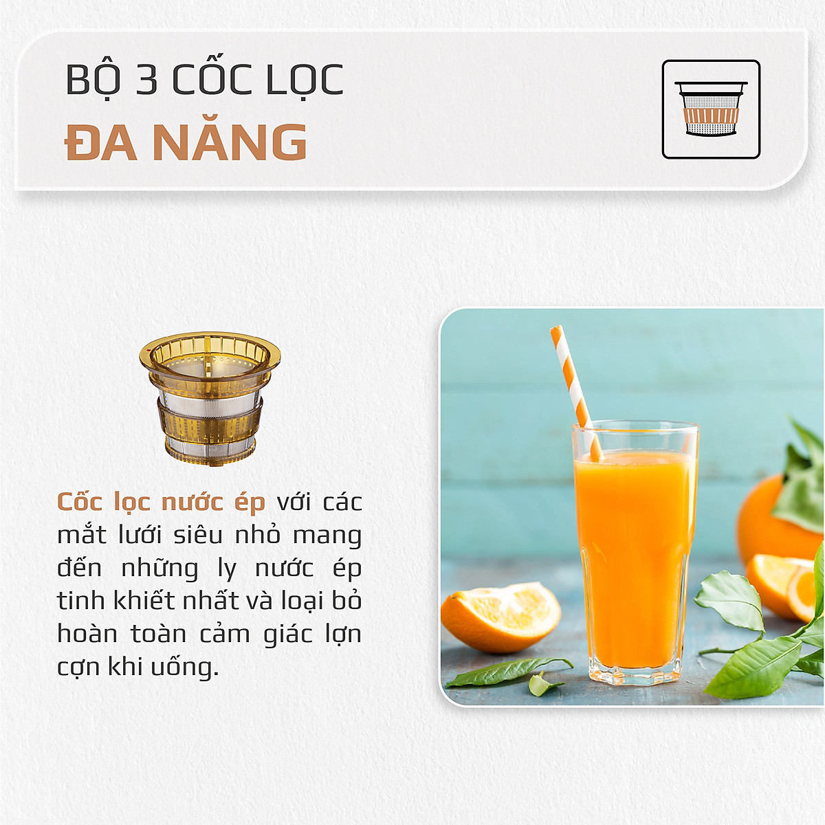 Máy Ép Chậm OLIVO SJ200 Đa Năng [Hàng Chính Hãng] Ép Kiệt Bã 98% - Tốc Độ Chậm 39 vòng/phút - Dễ Vệ Sinh - Thương Hiệu Mỹ