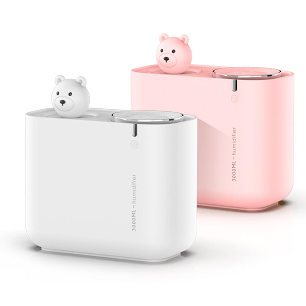 Top Fill Cool-Mist Humidifier for Bedroom, Essential Oil Diffuser - Smart Ultrasonic Humidifier for Home, Large Room with Auto Shut Off, 3L Water Tank