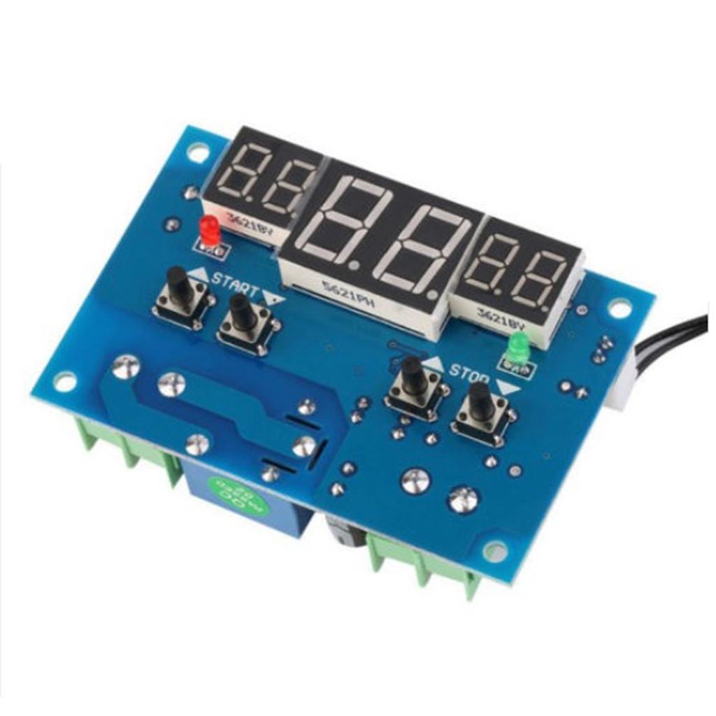 24V LED Thermostat Module Remote Temperature Sensor Relay Output -9-99°C