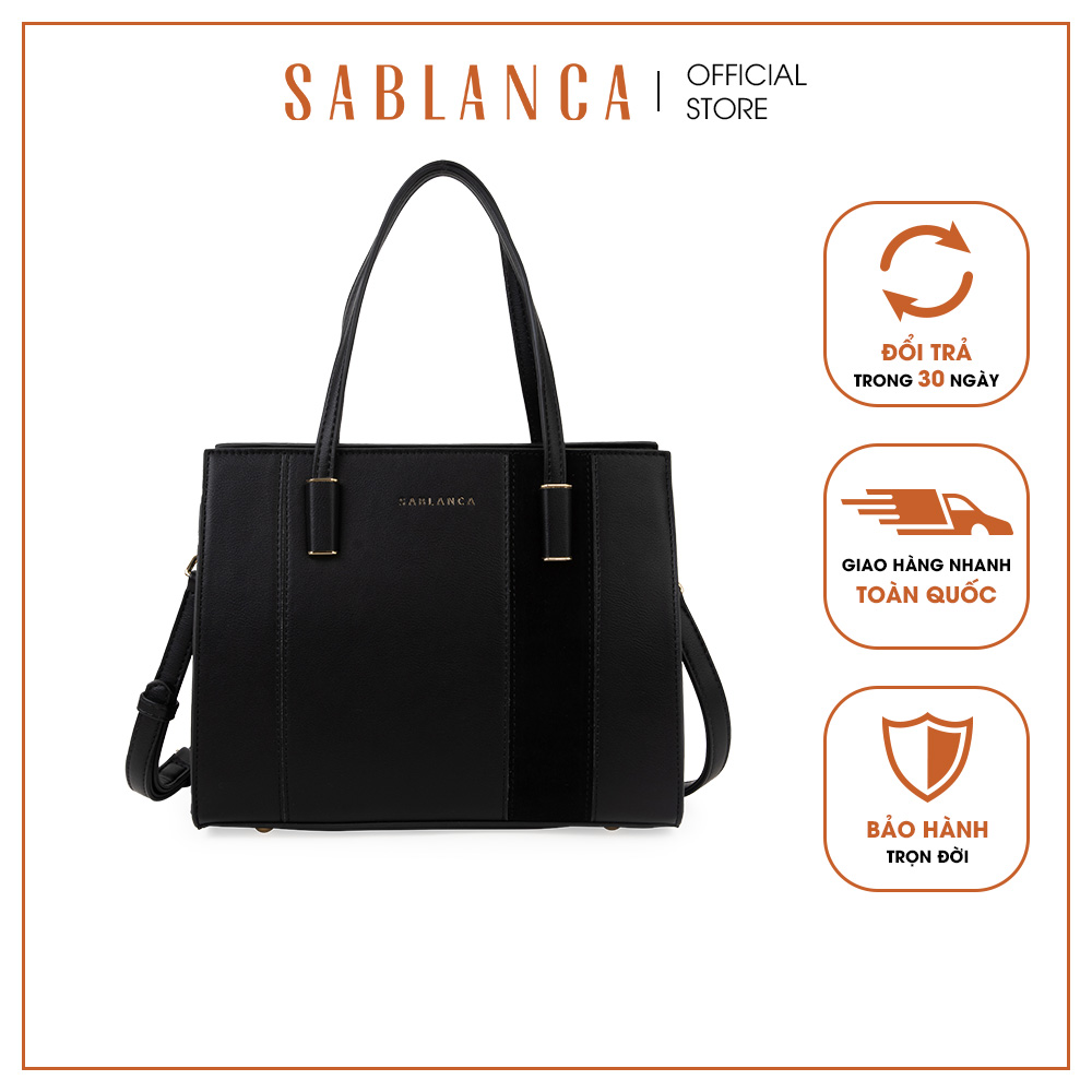 Túi Handbag nữ sọc nhiều màu SABLANCA HB0162