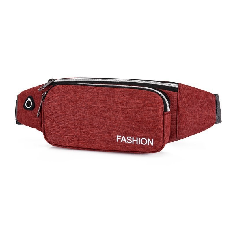 Túi bao tử, túi đeo chéo nam nữ vải bố FASHION size 30cm
