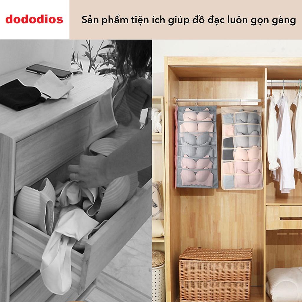 Túi Treo Đồ Lót dododios 2 Mặt 30 Ngăn Hàng Loại 1 Siêu Dày