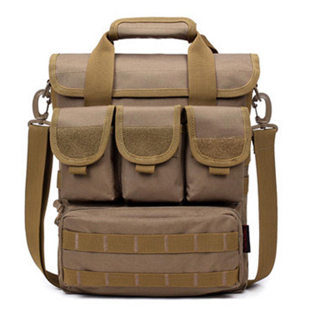 Outdoor Multifunctional Fishing Tackle Bag Water-Resistant Waist Shoulder Carry Storage Waist Pack Sling Bag Fishing Gear Storage for Fishing Hiking Climbing