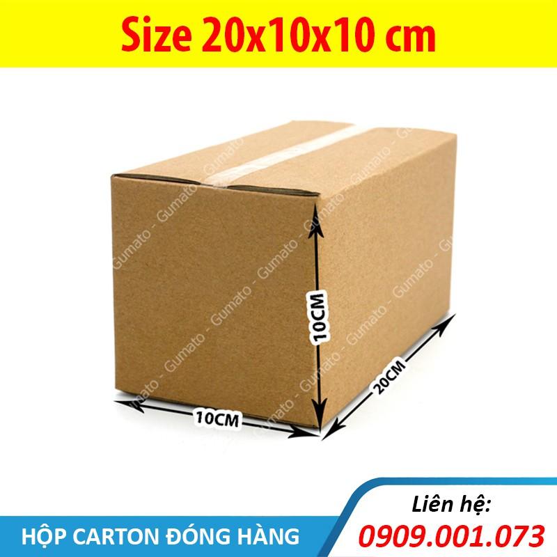 Hộp giấy P50 size 20x10x10 cm, thùng carton gói hàng Everest