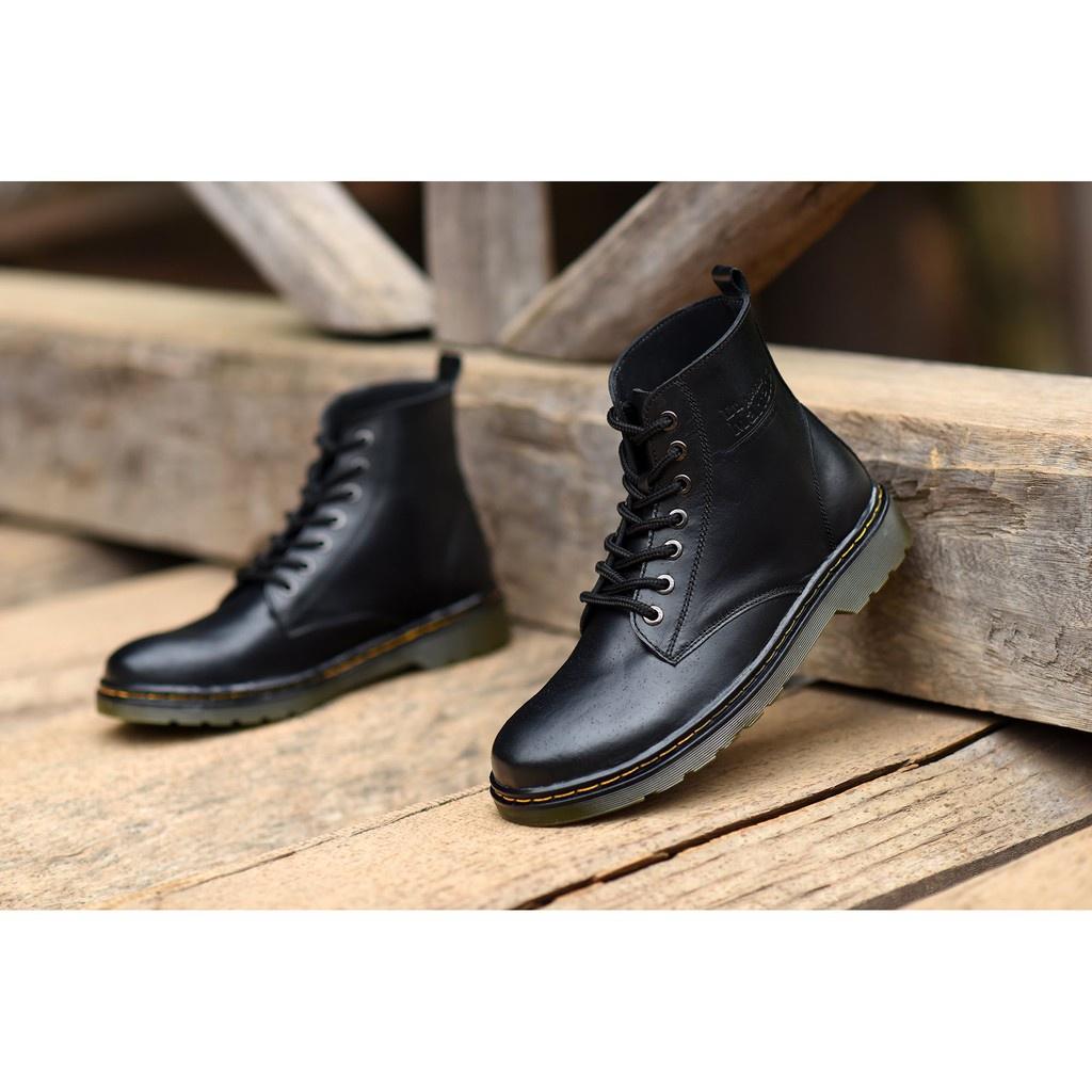 Giày đốc buộc dây cao cổ, combat boot