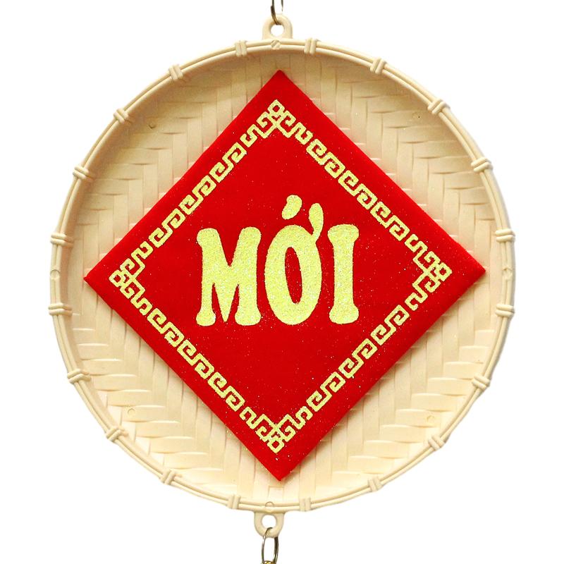 Dây Treo Trang Trí Tết Hình Mẹt Lớn - Chúc Mừng Năm Mới
