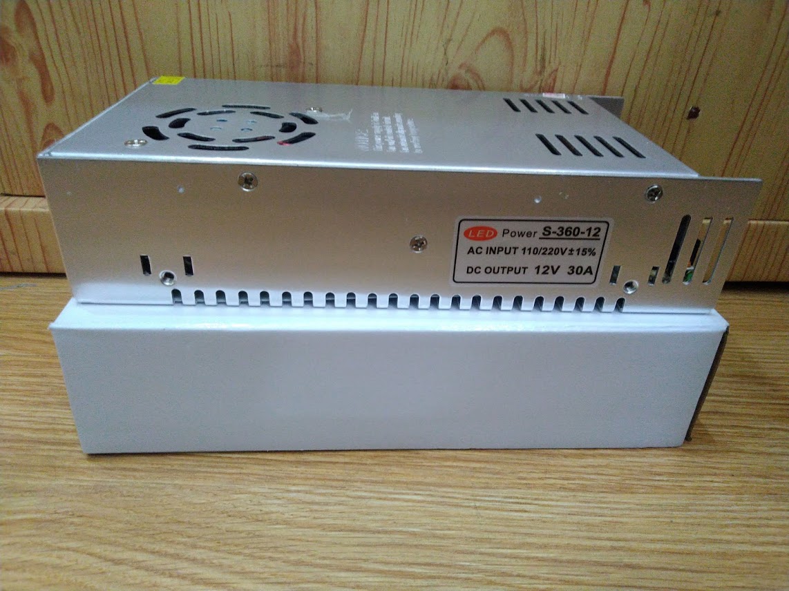 Nguồn tổ ong 12v30a chuyên dụng cho đèn led, camera