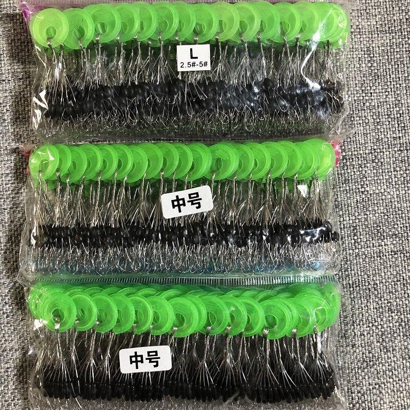 600Pcs 100 Group Set Rubber Space Beans Oval Stopper Fishing Bobber For Fly Fishing Accessories Spinner Bait Fish Sport Tool