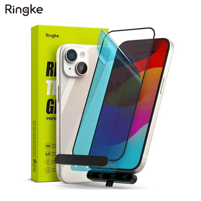 Hình ảnh Dán cường lực dành cho iPhone 15 Pro Max/15 Pro/15 Plus/15 RINGKE Tempered Glass - Hàng Chính Hãng