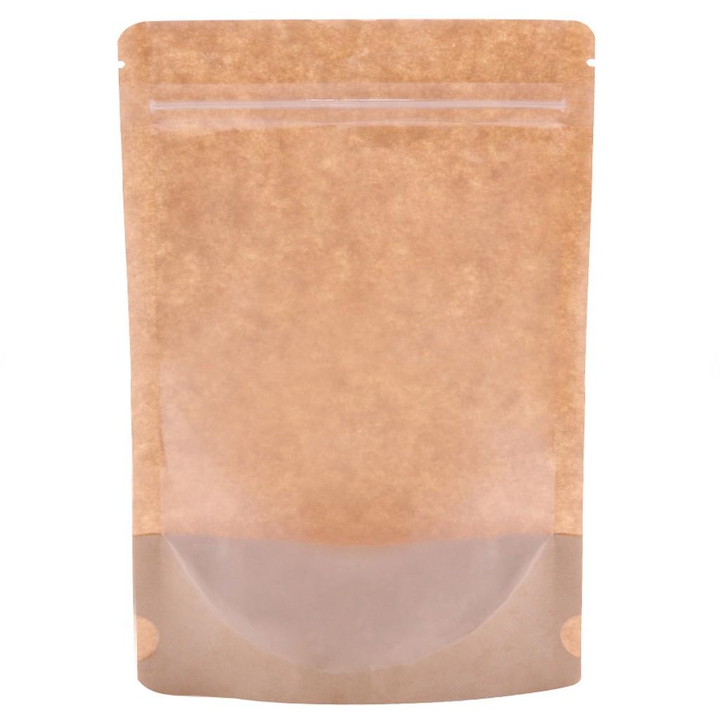 100gram Túi Zip Giấy - Túi Zip zipper ziplock đựng bánh kẹo - Túi giấy đựng thực phẩm, túi đựng bánh kẹo - size