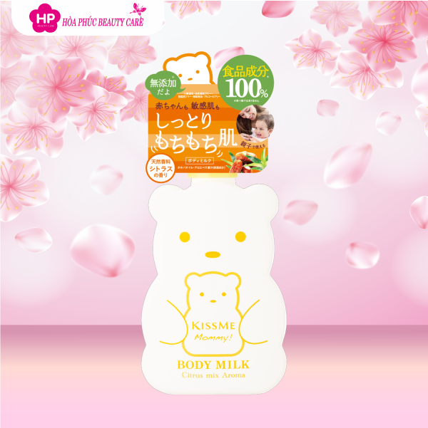 Sữa Dưỡng Thể Cấp Ẩm Dành Cho Bé Từ 6 Tháng Tuổi Và Làn Da Nhạy Cảm Kissme Mommy Body Milk 200g