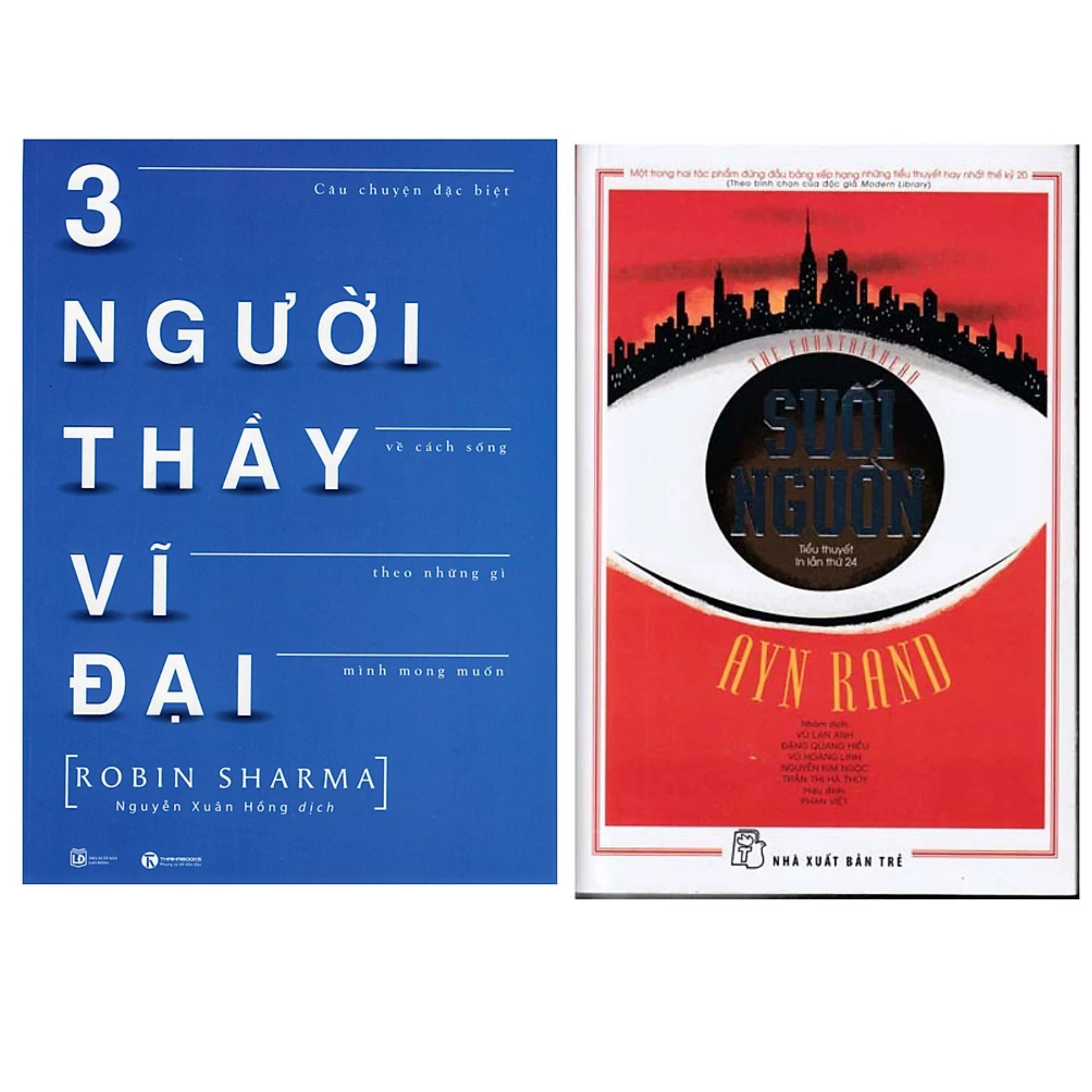 Combo 2Q: Suối Nguồn + Ba Người Thầy Vĩ Đại