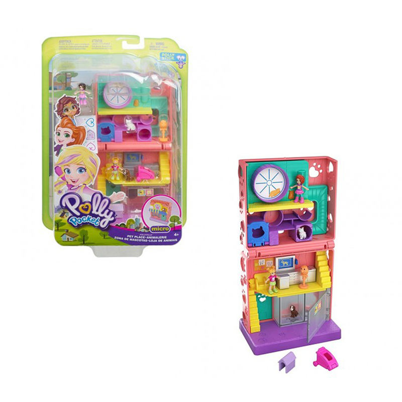 Đồ Chơi POLLY POCKET Cửa Hàng Thú Cưng Vui Nhộn GKL55/GGC29