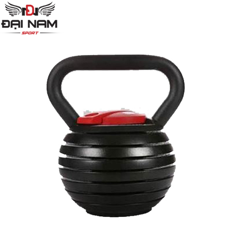 Tạ Bình Vôi,Tạ Kettlebell Điều Chỉnh 18kg Cao Cấp 100% Gang Đúc Thế Hệ Mới Nhất 2021