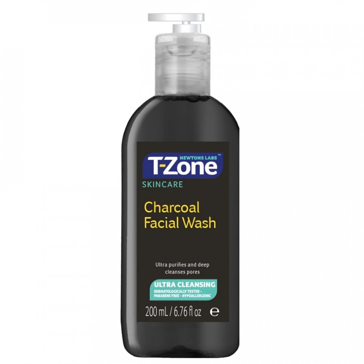 Gel rửa mặt than hoạt tính T-Zone Skincare Charcoal Facial Wash 200ml [ Được Mask 3W Clinic ]