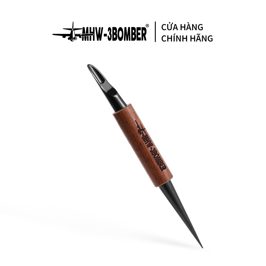 Bút Vẽ Nghệ Thuật Cà Phê Latte Art 152mm Bằng Gỗ MHW-3BOMBER | COFFEE ART NEEDLE RED ROSEWOOD