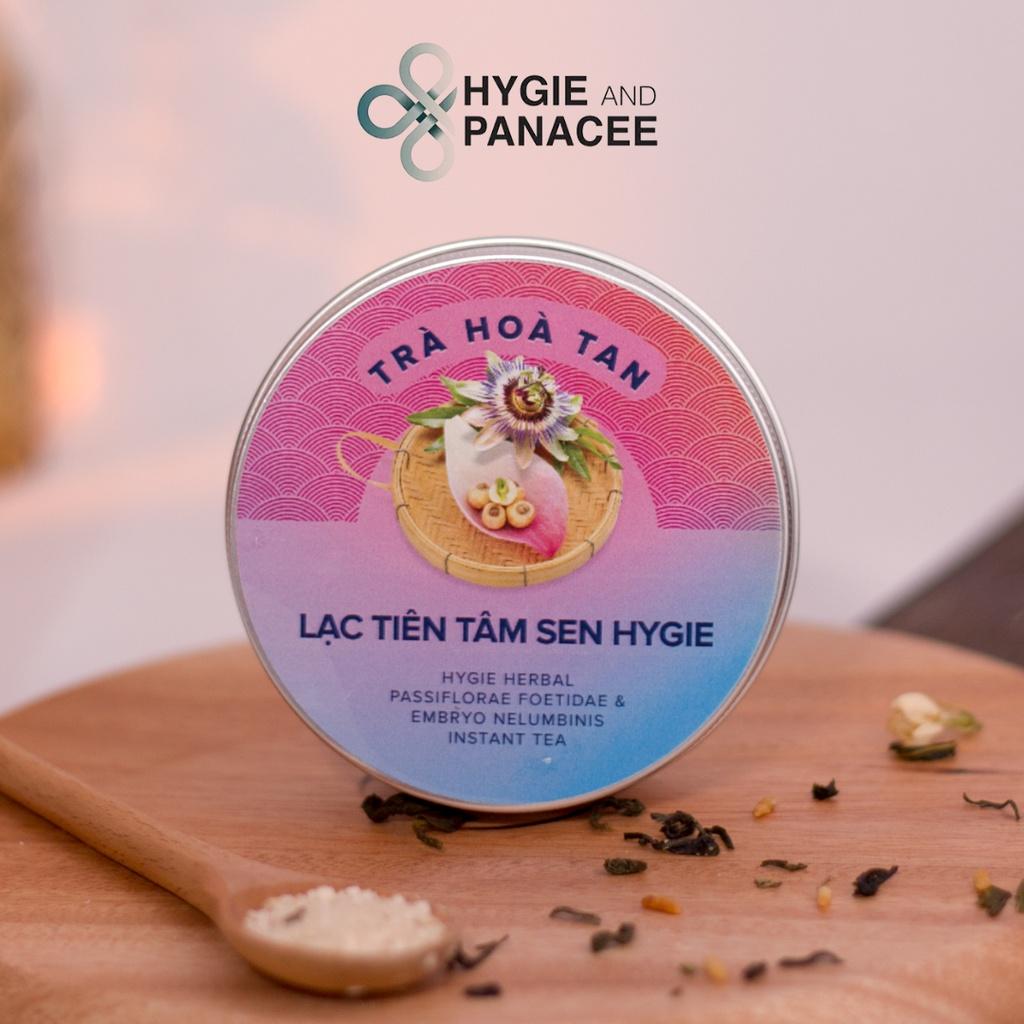 Trà Lạc Tiên Tâm Sen hòa tan Hygie 50g/250g giúp giảm căng thẳng ngủ ngon