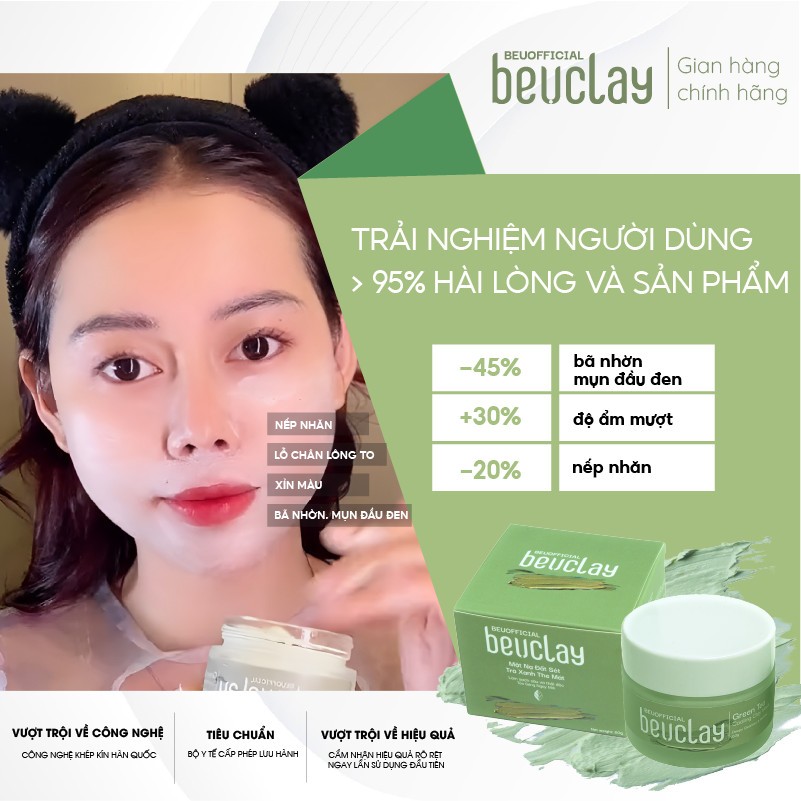 Mặt nạ đất sét Beuclay