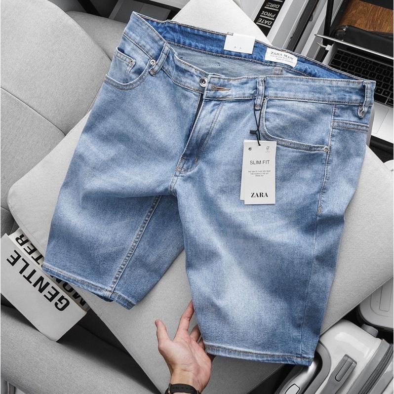 Quần short jean nam xuất xịn 4 màu chất bò đẹp