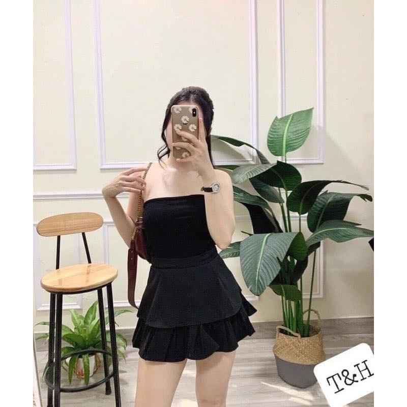 Chân váy FM Style Shop tenis, chân váy 2 tầng xếp ly, đủ màu, chất umi cao cấp, bồng bềnh siêu xinh siêu hot 2021
