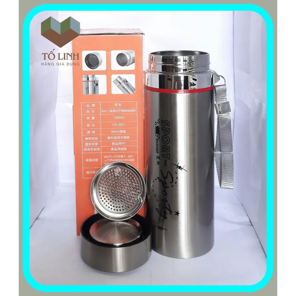 LY giữ nhiệt INOX 304 - bình giữ nhiệt 1000ML- bình nước giữ nhiệt cao cấp thể thao dung tích lớn thép không rỉ