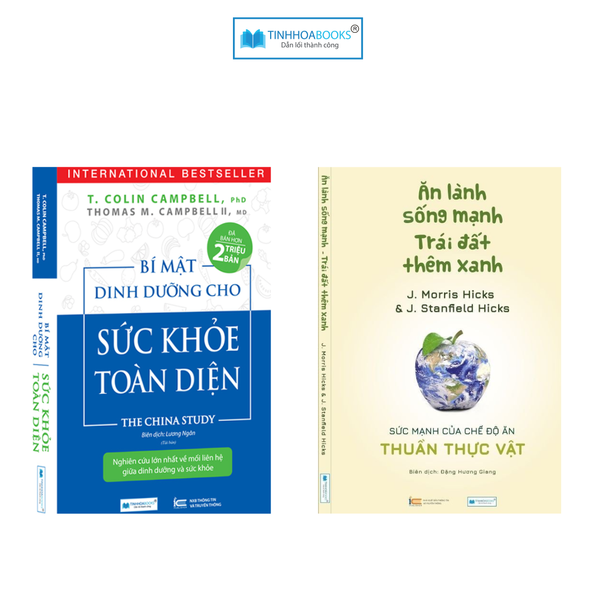 Combo 2 cuốn Sách: Bí mật dinh dưỡng + Ăn lành sống mạnh
