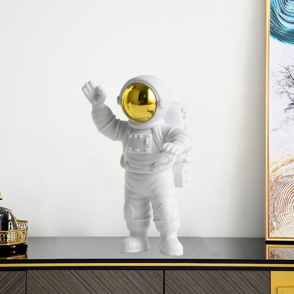 Astronaut Figure Statue Figurine Sculpture Home Office Decoration