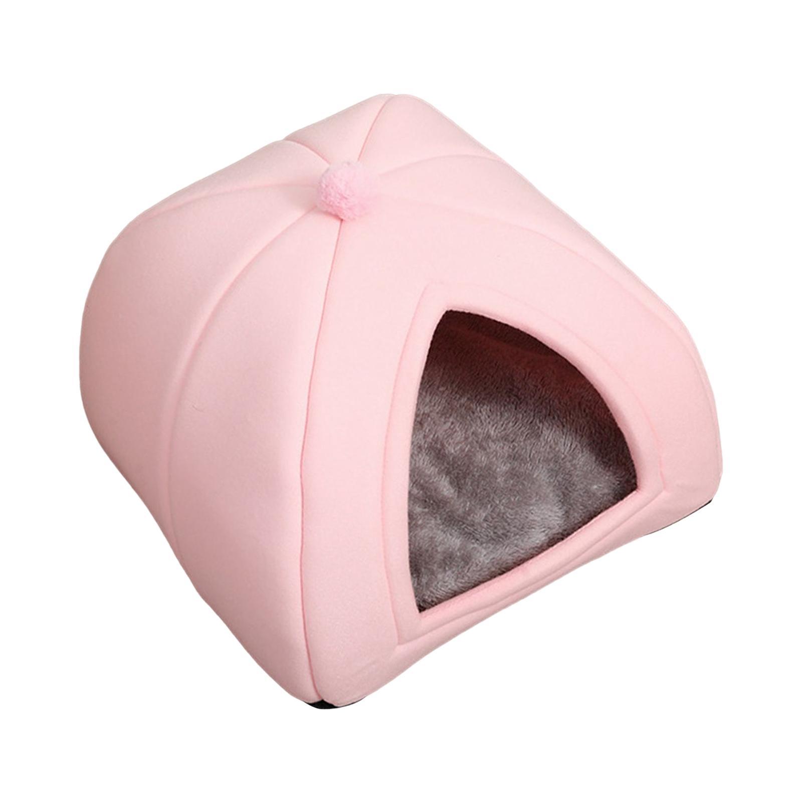 2Pcs Cat Warm House Dog Tent Sleeping Hut Cave