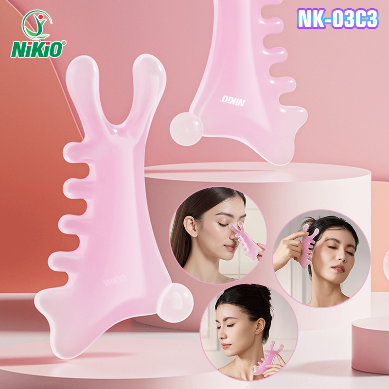 Dụng cụ massage chải cơ, ấn huyệt đa năng Nikio NK-03C3 – giải pháp thư giãn và làm đẹp toàn diện
