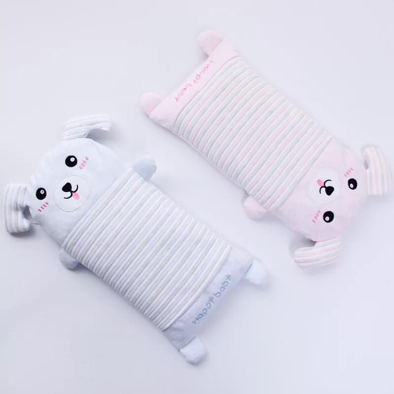Gối chống bẹp đầu trẻ em 100% cotton hữu cơ