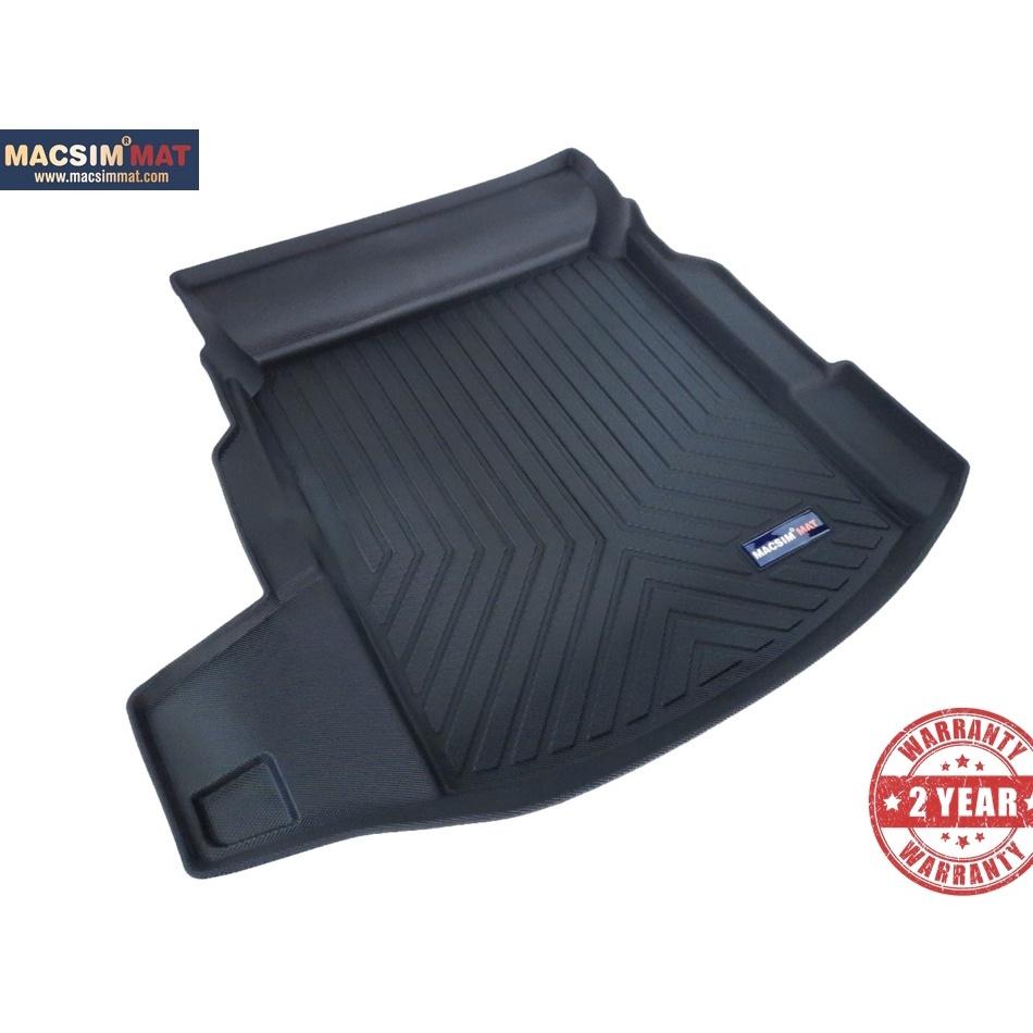 Thảm lót cốp xe ô tô Audi A8 2019-đến nay nhãn hiệu Macsim chất liệu TPV cao cấp màu đen
