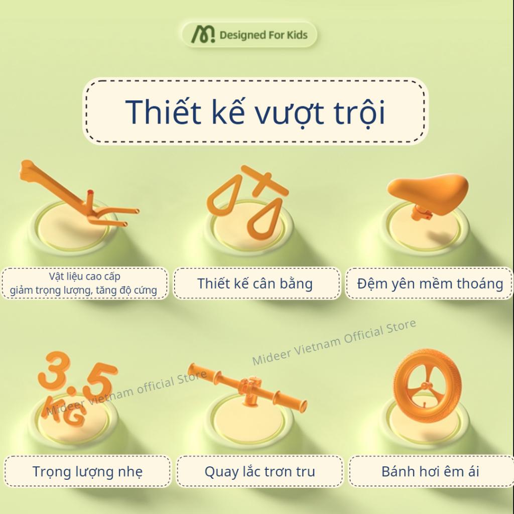Xe chòi chân cho bé Mideer Kid Bike Stand, xe thăng bằng cho bé vận động