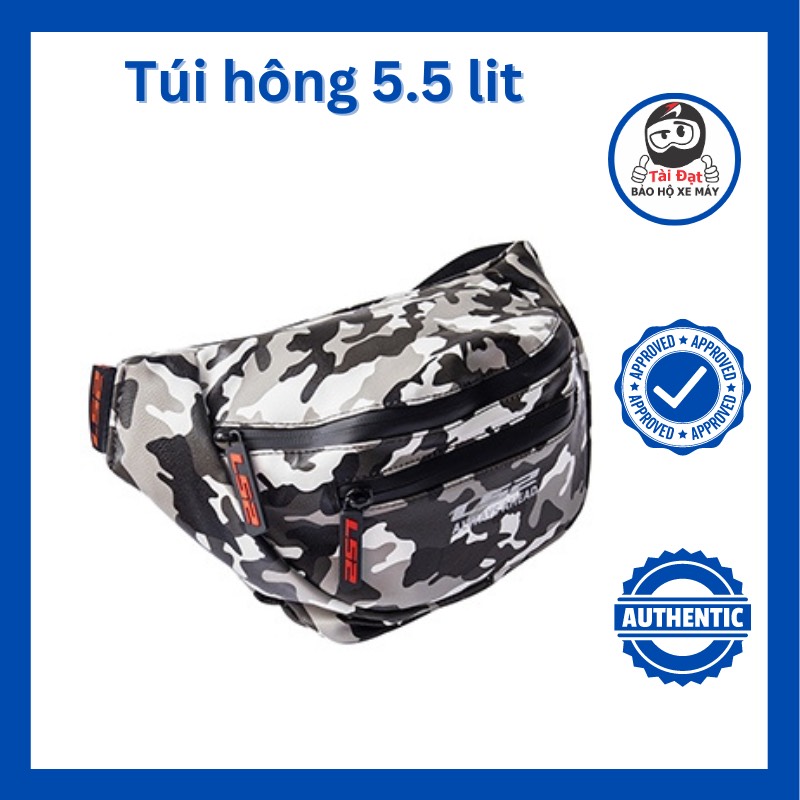 Túi Đeo Hông chính hãng LS2 Ngang Lưng Bụng 5.5L Chạy Motor PKL