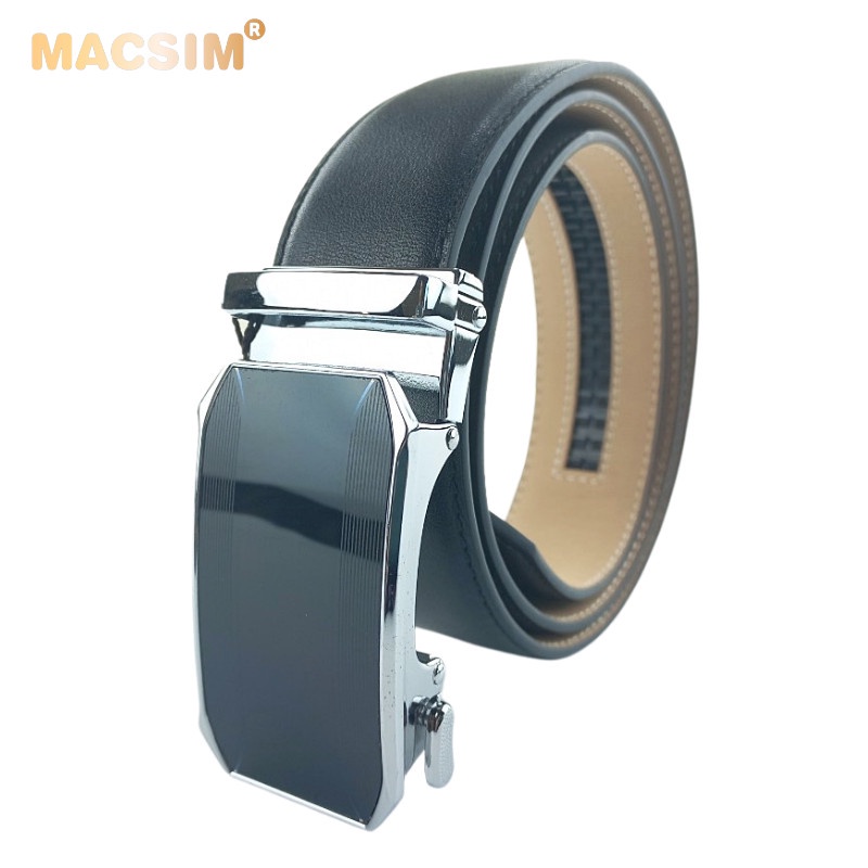 Thắt lưng nam da thật cao cấp nhãn hiệu Macsim MS040