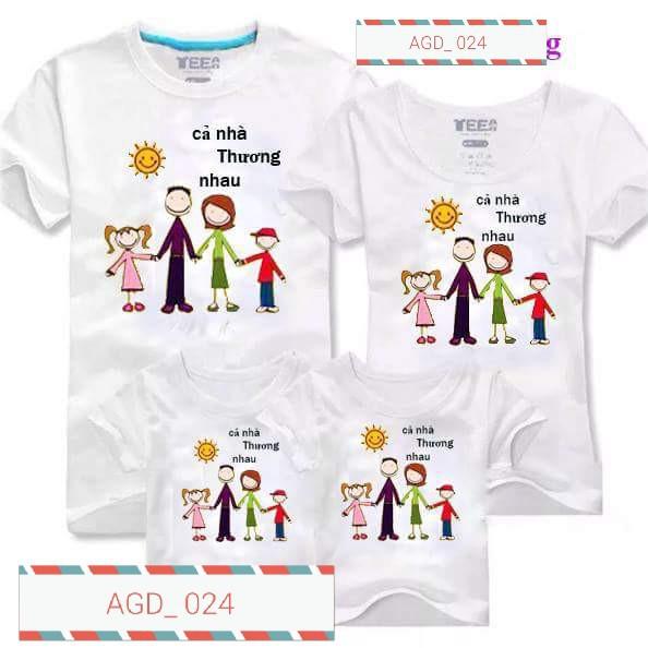 Áo gia đình cả nhà thương nhau - MÃ AGD 024