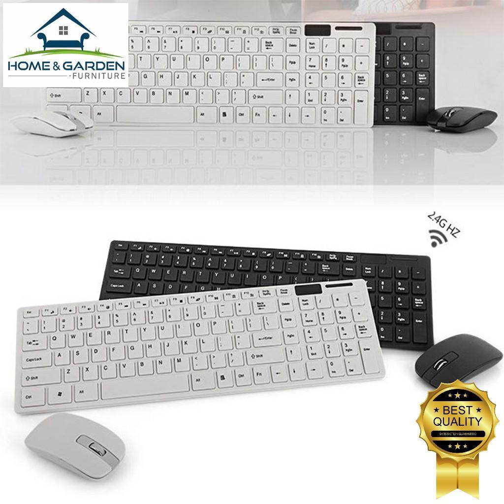EuroQuality Bộ bàn phím và chuột không dây Ultra-Thin Fashion 2.4Ghz