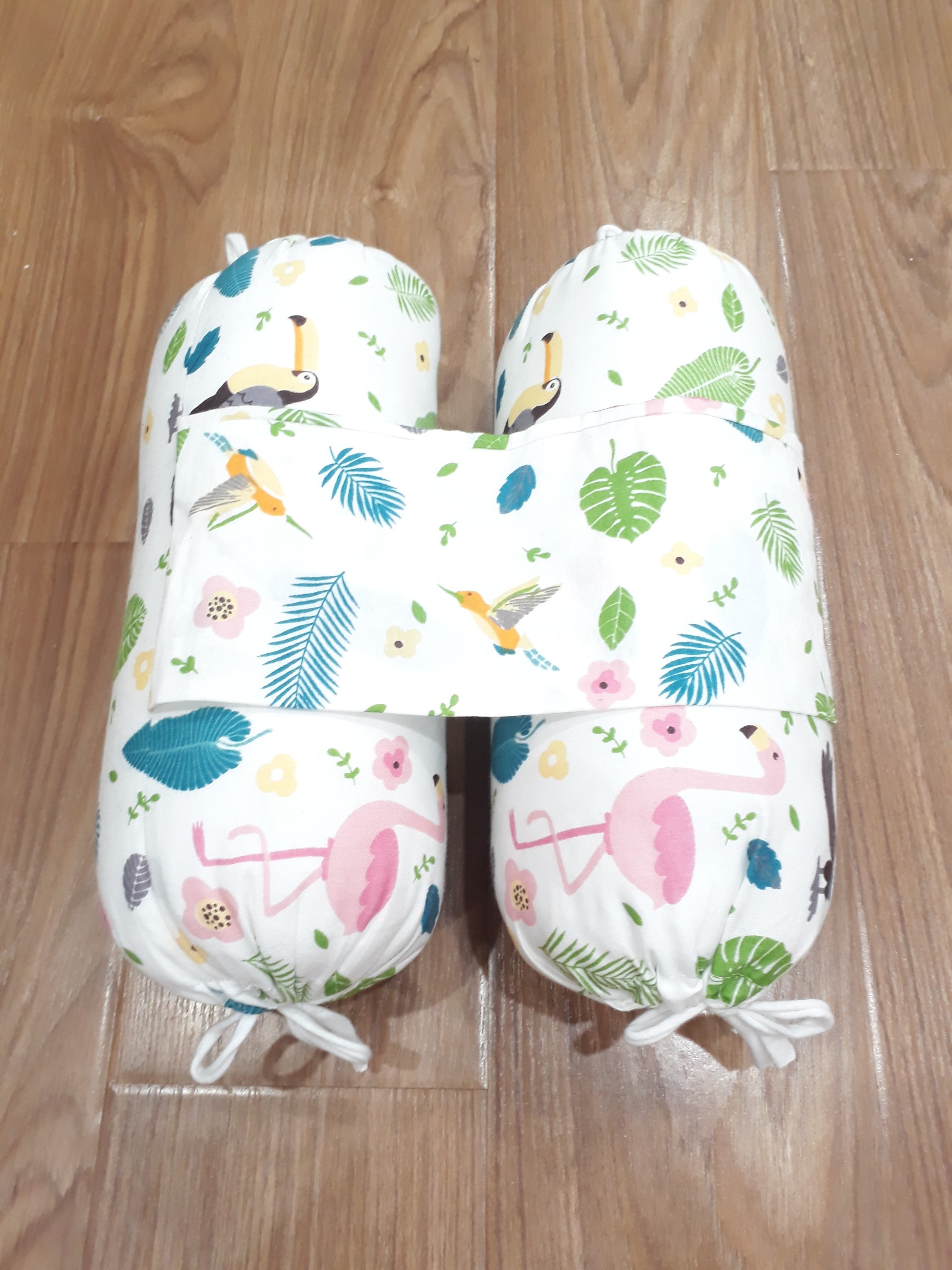 Set Gối Và Chặn Gối Cotton Loại Tốt Siêu Mềm Việt Nam Xuất Khẩu (Màu ngẫu nhiên)