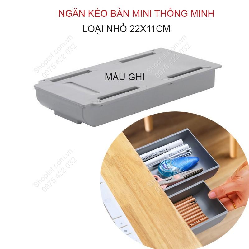 NGĂN KÉO GẮN BÀN MINI ĐỂ ĐỒ THÔNG MINH CỠ NHỎ 22x11cm