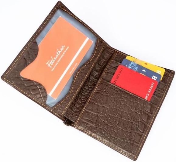 Ví da nam FTT LEATHER mã VDDVCS03
