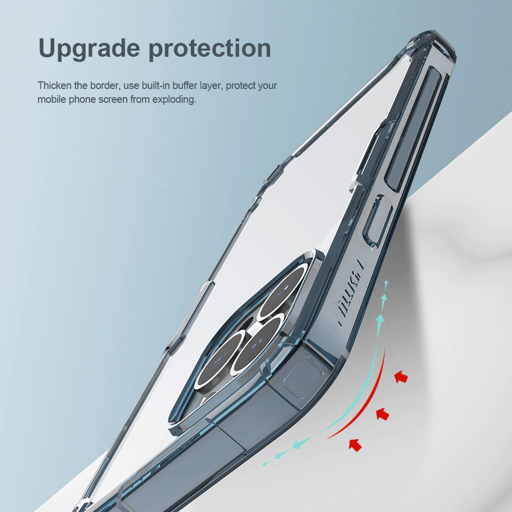 Ốp lưng dành cho iPhone 14 Pro Max Nillkin trong suôt- hàng chính hãng