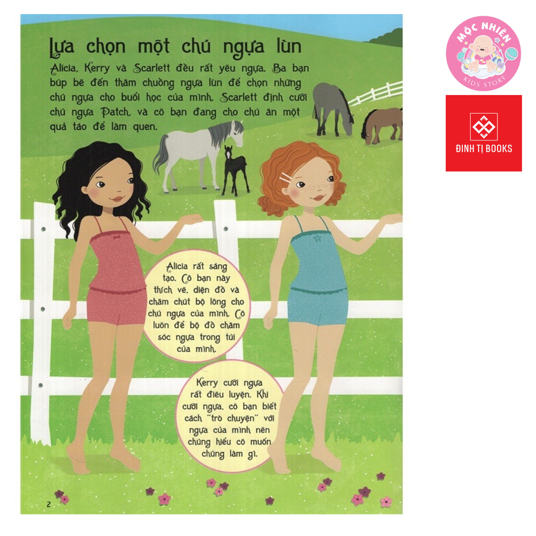 Sách Sticker Bóc Dán Quần Áo Búp Bê Cho Bé Gái - Sticker Dolly Dressing - Đinh Tị