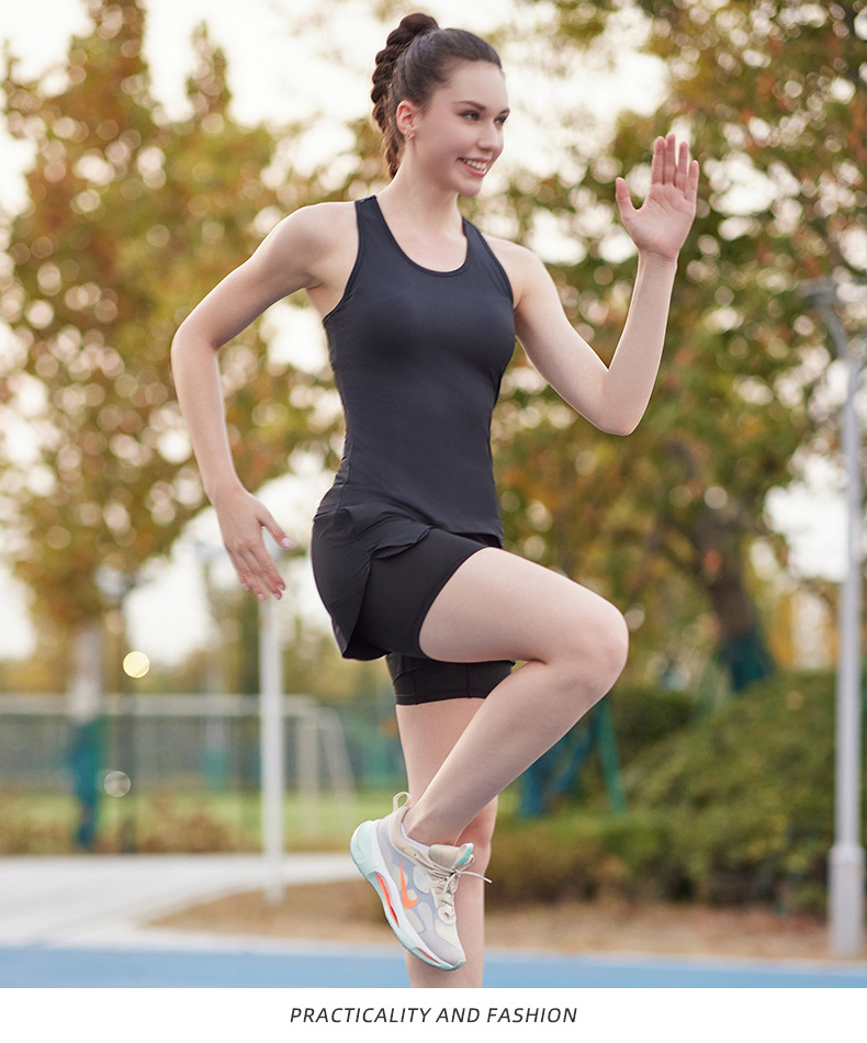 Áo chạy bộ nữ áo ba lỗ thể thao nữ thoáng khí nhanh khô, dành cho chạy bộ, tập gym, yoga