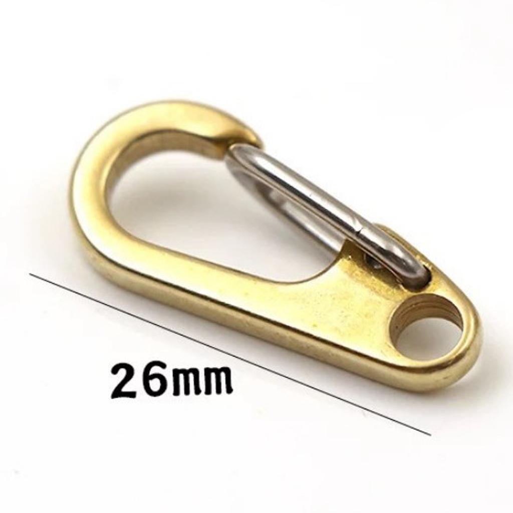 Quickdraw Spring Snap Clip Hook Key Carabiner Keychain Hanging Buckle Clasps