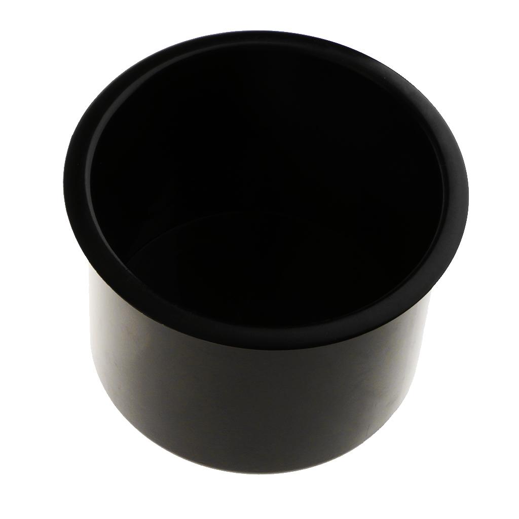 2x Plastic Cup Holder for Marine Boat Car Truck Camper RV Black
