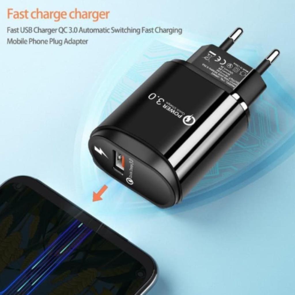 Sạc nhanh 18W Quick Charge 3.0 Cho Android Và IOS